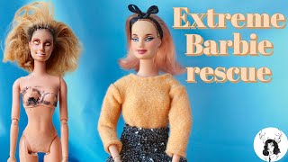 Extreme Barbie salvage project (+plastic surgery)