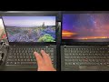 X1 Carbon Gen 9 -vs- P14s Gen 2 — 14” 4K UHD matte vs HD display || ThinkPad laptop comparison