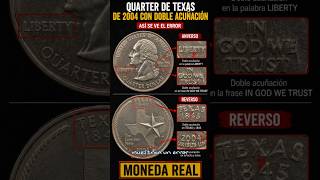 La moneda de Texas de 2004 que podría valer cientos de dólares por un error oculto #curiosidades