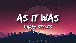 Harry Styles — As It Was [Lyrics]