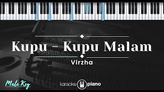 Kupu-Kupu malam - Virzha (KARAOKE PIANO - MALE KEY)