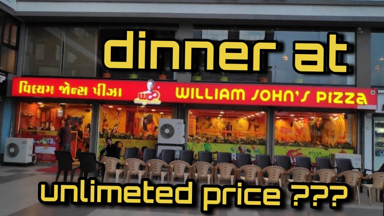 dinner at William John's Pizza 🍕 in Gandhinagar!vlog8 food vlog07