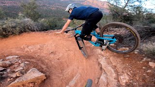 High Speed down Hi Line in Sedona with Nate Hills