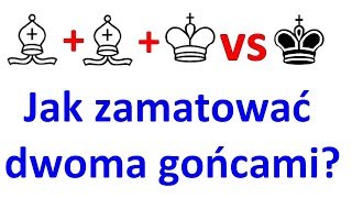 SZACHY 5# Jak zamatować dwoma gońcami? Końcówki szachowe lekkofigurowe, szachy krok po kroku mat pat screenshot 5