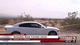 Missing man discovered dead near Desert Hot Springs