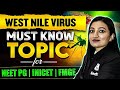 West nile virus  must know topic for neet pg inicet fmge  dr mamta jawa