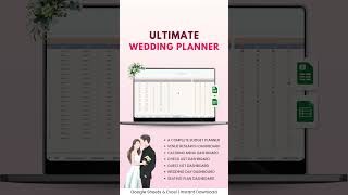 #wedding Planner Spreadsheet Template