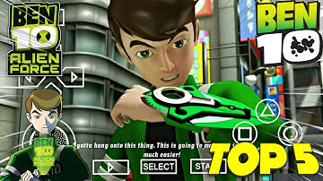TOP 5 BEN 10 GAMES FOR ANDROID MOBILE OFFLINE