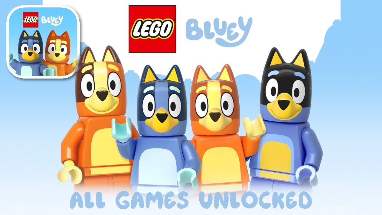 LEGO Bluey - ALL GAMES UNLOCKED - iOS / Android Full Gameplay