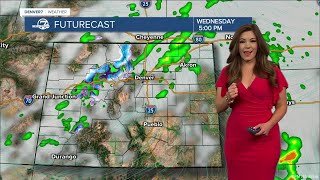 Mild with scattered showers, storms Wednesday afternoon/evening