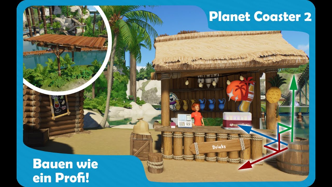 PLANET COASTER 2 - BAUEN WIE EIN PROFI (UND RUND) || TUTORIAL #planetcoaster2 #planetcoaster