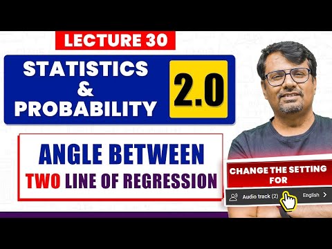 Angle between Two Lines of Regression | By GP Sir