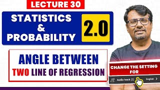 Angle between Two Lines of Regression | By GP Sir