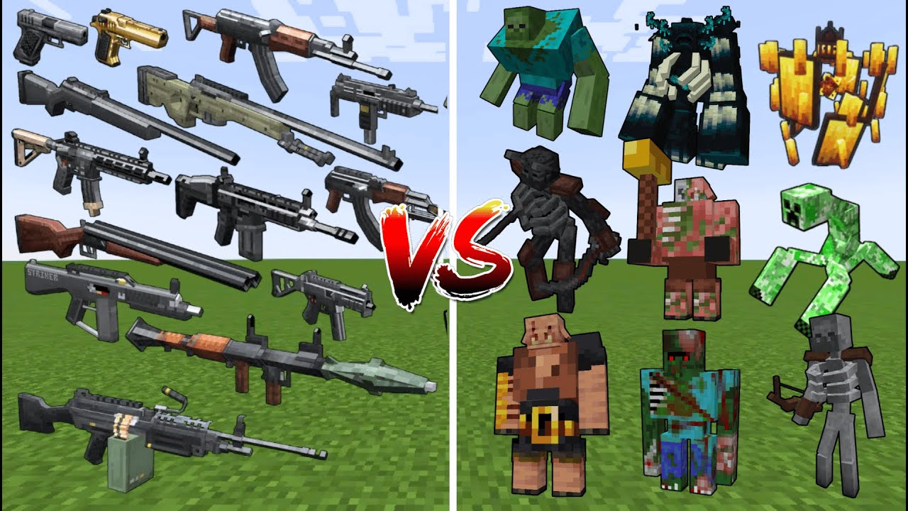 Which TaCZ Gun can Defeat the most Minecraft Mutant Monsters in a Row ...