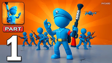 Plastic Army: Battle Simulator - Gameplay Walkthrough Part 1 - Tiny Army Commander (Android, iOS)