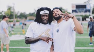 Saints RB Alvin Kamara hosts football camp | Dante GANG