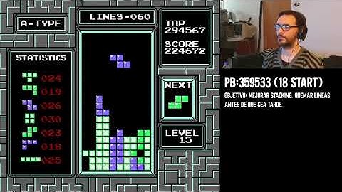 NES Tetris - 387939 (Level 15 Start)