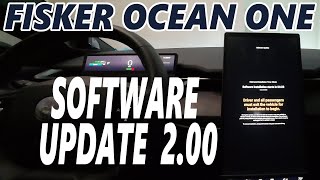 Fisker Ocean One - Software Update 2.0