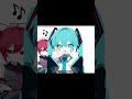 miku and teto(@小鸟游星乐い)#viral #vocaloid #miku #hatsunemiku #初音ミク