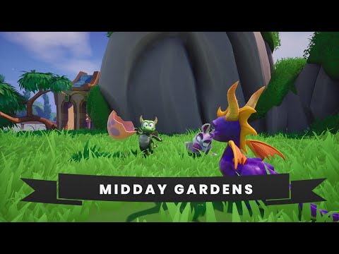 Spyro Reignited Trilogy (Year of the Dragon) - Midday Gardens - All Gems & Eggs [117% Guide]