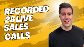 I Recorded 28 Live Sales Call  Selling My Bookkeeping Business Services