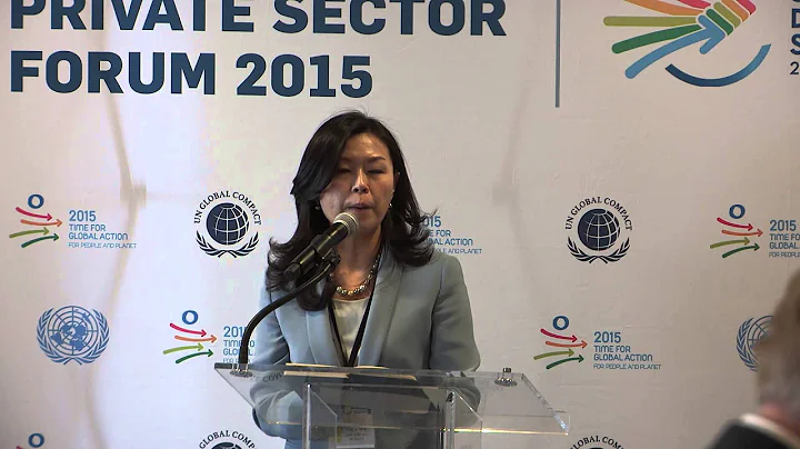 UN Private Sector Forum 2015 - Segment 2 featuring Sandra Wu