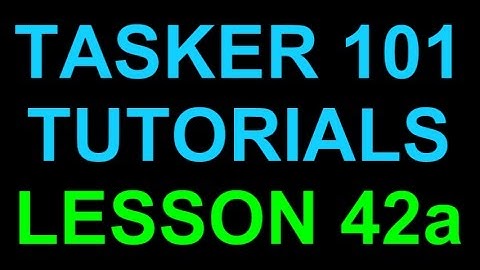 Tasker 101 Tutorials Lesson 42a - Location GPS - Auto Find My Car Profile