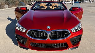 2022 BMW M8 Convertible Walkaround Visual Review + Exhaust Sound & Launch