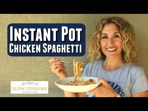 Instant Pot Chicken Ranch Spaghetti Recipe