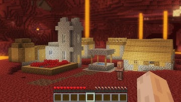 HOW NOOB FOUND VILLAGE IN NETHER WORLD!? Minecraft NOOB vs PRO vs HACKER vs GOD! 100% TROLLING