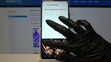 Set Up App Lock - HUAWEI Honor 9x Pro & Programs Protection