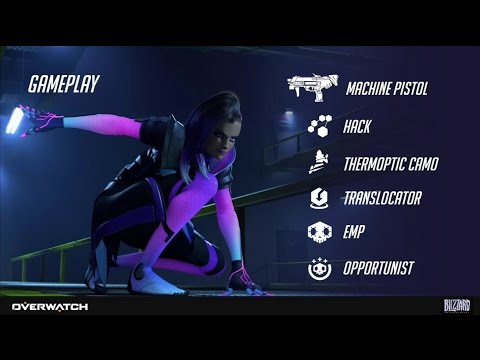 Overwatch - Sombra Abilities explained Live BlizzCon 2016