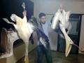 اصطياد اكبر طير بجع في لبنان / Swan Hunting