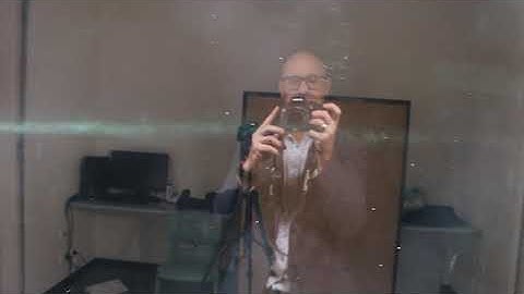 Lightboard studio camera settings and lighting