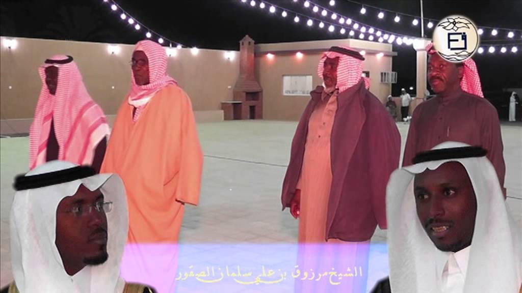 زواج الشيخ ملفي الصقور واطلاق نار كثيف في الزواج