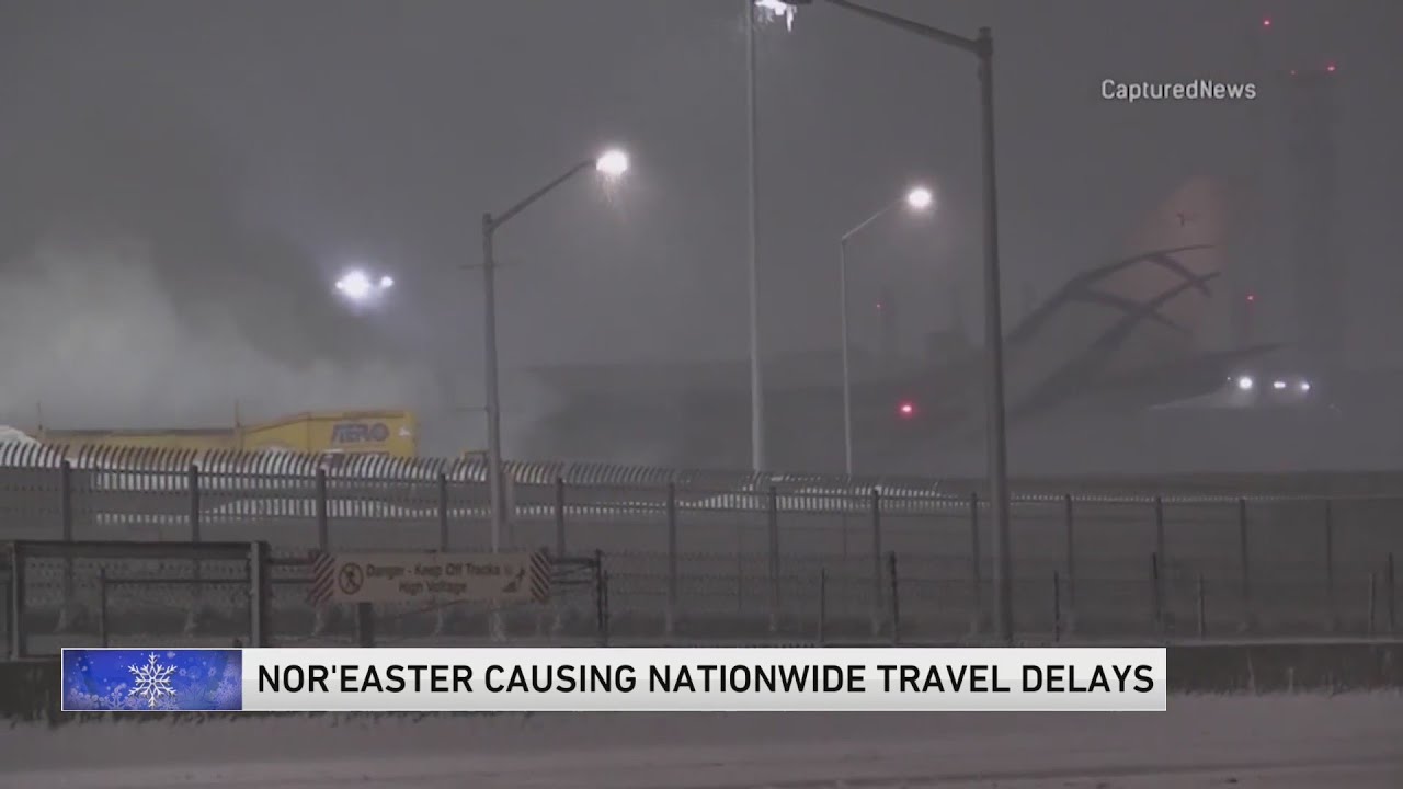 Powerful winter storm causes thousands of nationwide flight delays ...