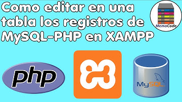 CRUD (UPDATE) MySQL- PHP Actualizar registros de una tabla #4