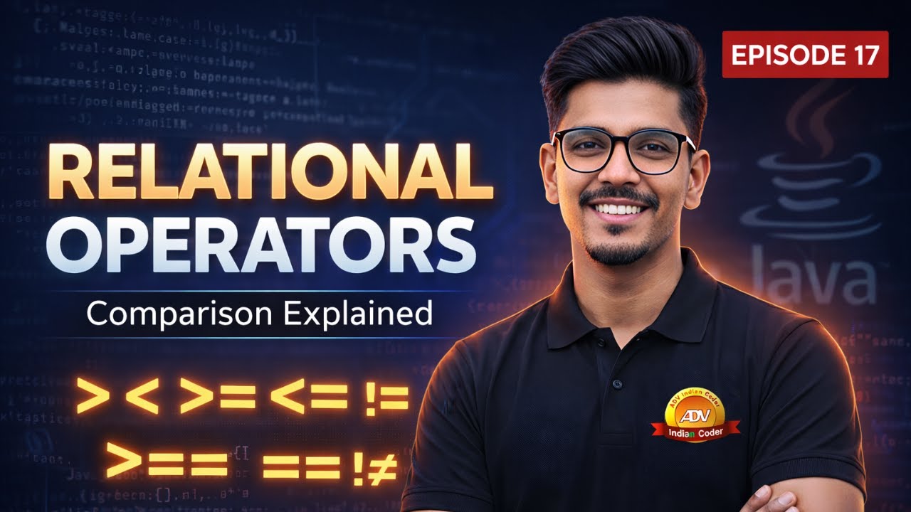 Relational Operators in Java | Complete Guide with Definition, Code, Examples & Real-Time Use Cases