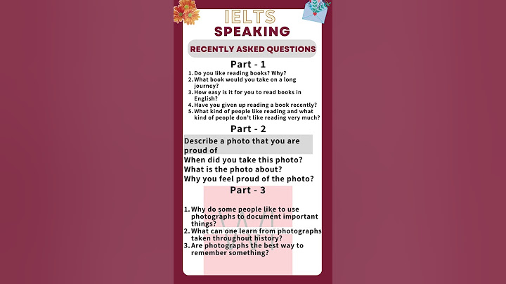 IELTS Speaking recent questions | IELTS Exam preparation #shorts