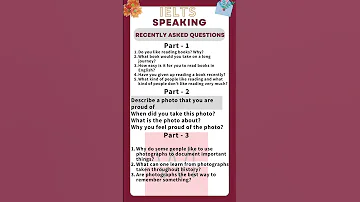 IELTS Speaking Recent Questions IELTS Exam Preparation Shorts 