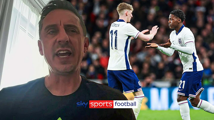 Gary Neville reacts to England's draw against Slovenia