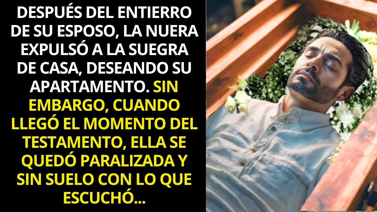 DESPUÉS DEL ENTIERRO DE SU ESPOSO, LA NUERA EXPULSÓ A LA SUEGRA DE CASA, DESEANDO SU...
