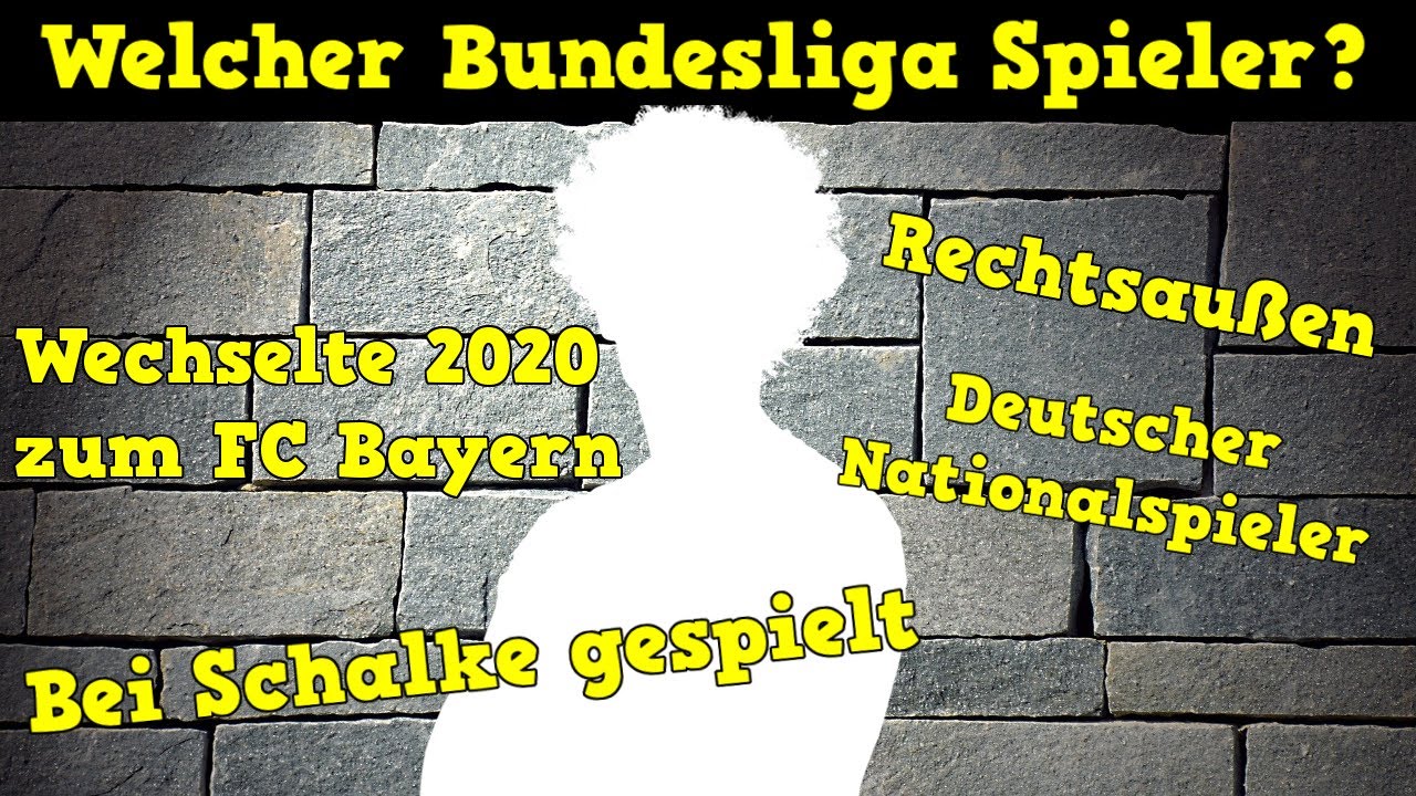 Welcher Fußballer ist das? (Bundesliga) - Fussball Quiz 2021 - YouTube