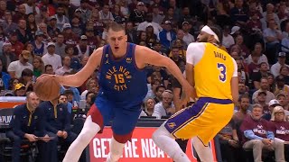 Nikola Jokic Spin Move And Dunk Was Too Fast For Anthony Davis In Game 1