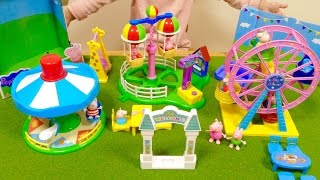 Peppa pig Amusement Park Toys / ペッパピッグ ゆうえんち おもちゃ