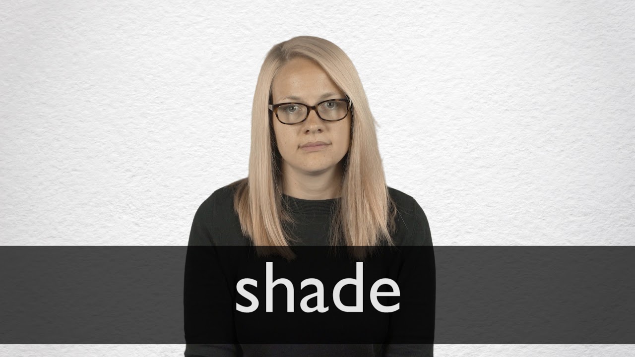 SHADE definition and meaning