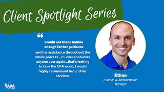 TAPA Institute's Client Spotlight Series- Ethan