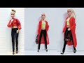 DIY 2 Barbie Doll Clothes | Stylish Dress for Doll | How to Make Trendy Clothes for Barbie