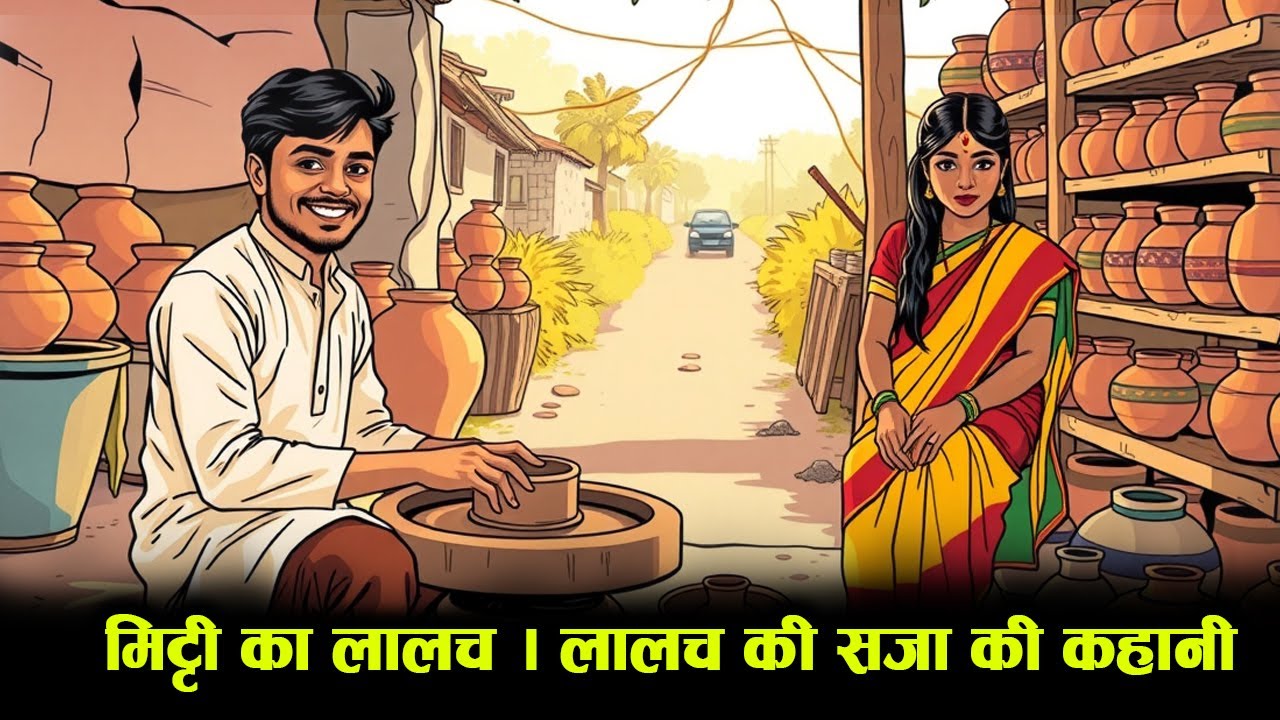 मिट्टी का लालच | लालच की सजा की कहानी | Hindi Moral Story