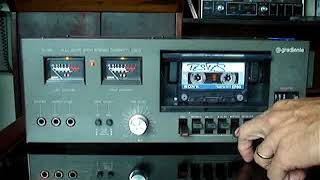 S-95 Tape Cassete Deck Gradiente (Video DEMO)